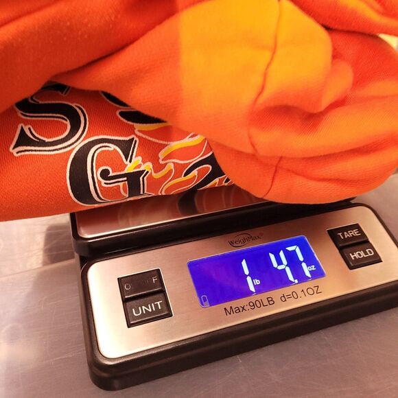 Adidas Hoodie Mens Small Orange Fleece Soccer PSG - Picture 13 of 13